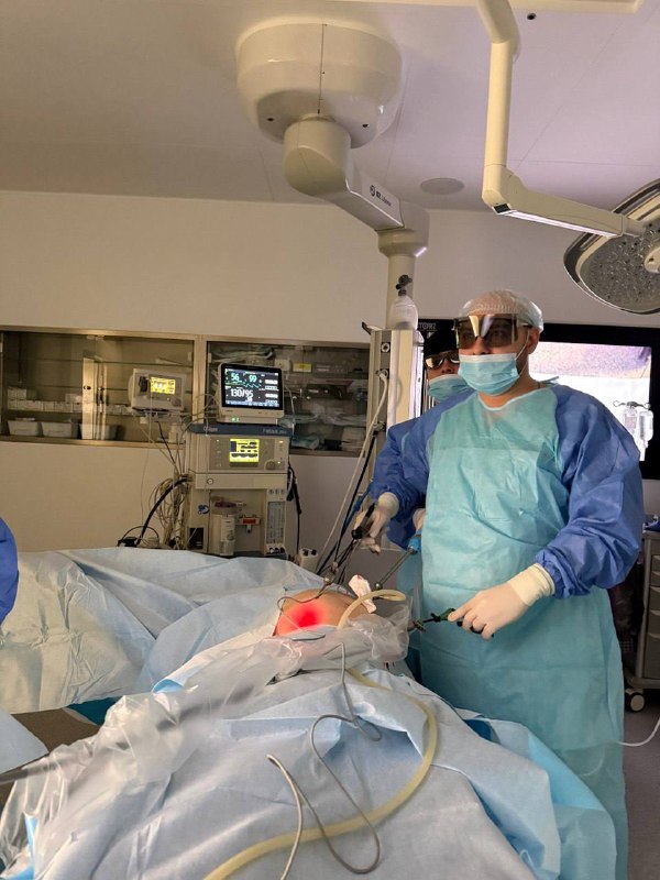 3D-лапароскопия — паховая грыжа (вчера)